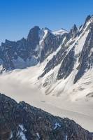 Glacier d'Argentière (vue aérienne)